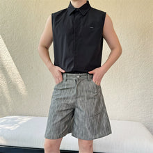 Load image into Gallery viewer, PU Leather Wide Leg Shorts
