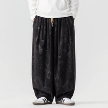 Load image into Gallery viewer, Corduroy Printed Casual Wide-Leg Pants
