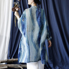 Load image into Gallery viewer, Vintage Ramie Loose Ethnic Shirt Mid-Length Jacket
