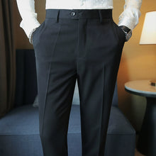 Load image into Gallery viewer, Casual Slim-fit Drape Suit Trousers
