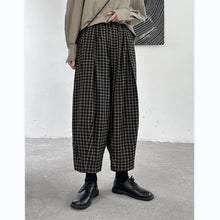 Load image into Gallery viewer, Plaid Cropped Harem Pants
