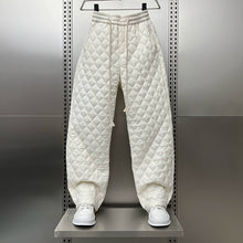 Load image into Gallery viewer, Quilted Casual Wide-leg Cotton Pants
