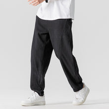 Load image into Gallery viewer, Waffle Loose-Fit Casual Wide-Leg Trousers
