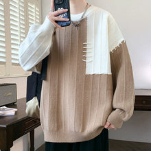 Load image into Gallery viewer, Plush Crew Neck Knitted Loose Sweater
