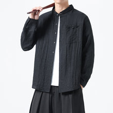 Load image into Gallery viewer, Double-layer Collar Loose Casual Shirt
