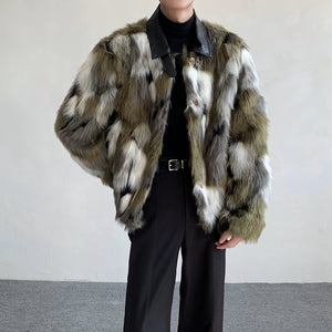 Winter Retro Faux Fur Jacket