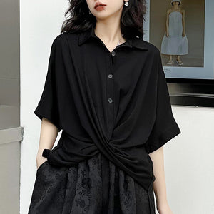 Loose Irregular Short Sleeve T-Shirt