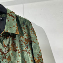 Load image into Gallery viewer, Vintage Print Loose Lapel Shirt
