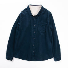 Load image into Gallery viewer, Fine-striped Pure Cotton Corduroy Shirt
