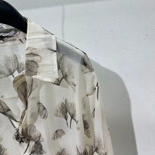 Load image into Gallery viewer, Semi-sheer Printed Loose-fit Long-sleeve Shirt

