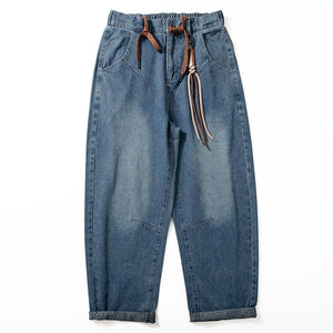 Machete Denim Loose Casual Trousers