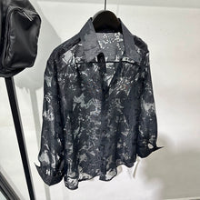 Load image into Gallery viewer, Micro-sheer Loose Casual Shirt
