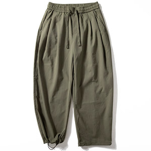 Loose Draped Wide-leg Pants