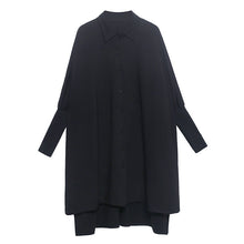 Load image into Gallery viewer, Asymmetric Loose Casual Drape Shirt
