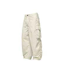 Load image into Gallery viewer, Fine Check Loose Workwear Wide-leg Pants
