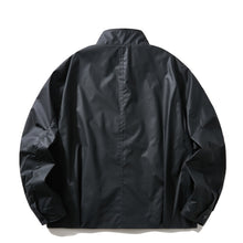 Load image into Gallery viewer, Retro Corduroy Collar and PU Leather Stand-up Collar Jacket
