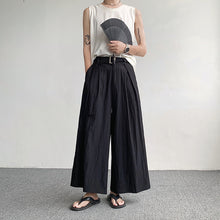 Load image into Gallery viewer, Summer Thin Belt Wide Leg Pants
