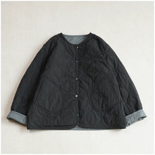 Load image into Gallery viewer, Japanese Retro Round Neck Loose Cotton Jacket
