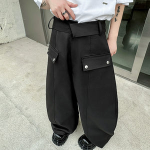 American Retro Straight Wide-leg Trouser