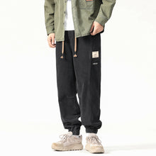 Load image into Gallery viewer, Heavyweight Loose Washed Denim Cargo Jogger Pants
