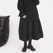 Load image into Gallery viewer, Striped Quilted High Waist Bouffant Skirt
