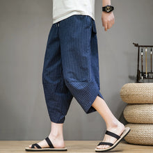 Load image into Gallery viewer, Striped Carrot Loose Wide-leg Casual Pants
