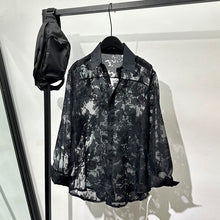 Load image into Gallery viewer, Micro-sheer Loose Casual Shirt
