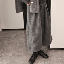 Load image into Gallery viewer, Thickened and Fleece-lined High-waisted Loose Wide-leg Pants
