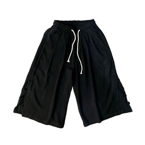 Button Loose Casual Harem Pants