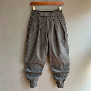 Men's Loose Striped Casual Harem Pants