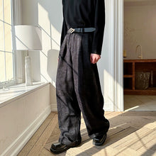 Load image into Gallery viewer, Twill Corduroy Wide-Leg Pants
