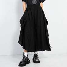 Load image into Gallery viewer, Irregular Elastic Waist Loose Wide-leg Pants
