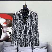 Load image into Gallery viewer, Retro Leopard Print Loose Casual Shirt
