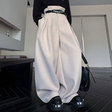 Load image into Gallery viewer, Retro 3D Pleated Casual Wide-leg Trousers
