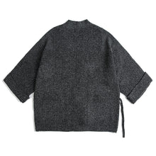 Load image into Gallery viewer, Japanese Retro Kendo Kimono Robe Loose Knitted Cardigan
