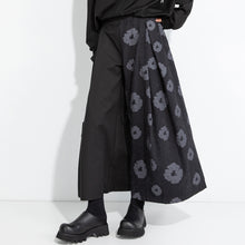 Load image into Gallery viewer, Loose Retro Contrast Color Splicing Culottes
