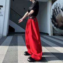 Load image into Gallery viewer, Scimitar Button Loose Casual Wide-leg Pants
