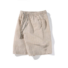 Load image into Gallery viewer, Retro Linen Striped Shorts
