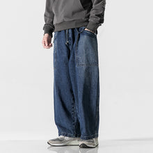Load image into Gallery viewer, Loose Wide Big Pocket Straight Jeans
