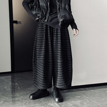 Load image into Gallery viewer, Plaid Casual Wide-leg Pants
