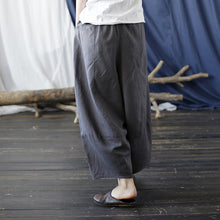 Load image into Gallery viewer, Distressed Washed Loose Casual Wide-leg Pants
