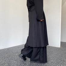 Load image into Gallery viewer, Detachable Samurai Wide Leg Pleated Culottes
