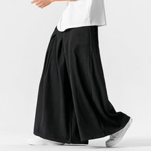 Load image into Gallery viewer, Retro Loose Wide-leg Pleated Skirt Pants

