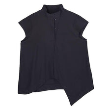 Load image into Gallery viewer, Women's Irregular Stand-up Collar Casual Shirt
