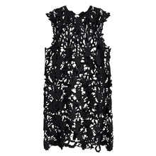 Load image into Gallery viewer, French Retro Hollow Lace Cover-up Dress
