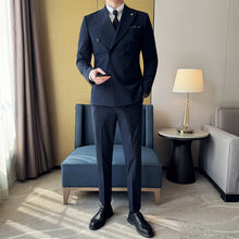 Load image into Gallery viewer, Double-breasted Casual Suit Jacket
