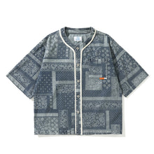 Load image into Gallery viewer, Cashew Flower Vintage Short Sleeve Shirt
