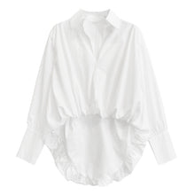 Load image into Gallery viewer, Loose Fit Pullover Crumpled Long Sleeve Shirt
