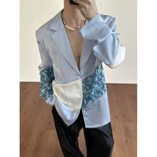 Load image into Gallery viewer, Silky Sequined Tassel Stage Party Shirt Jacket
