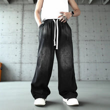 Load image into Gallery viewer, Retro Straight Wide-leg Jeans
